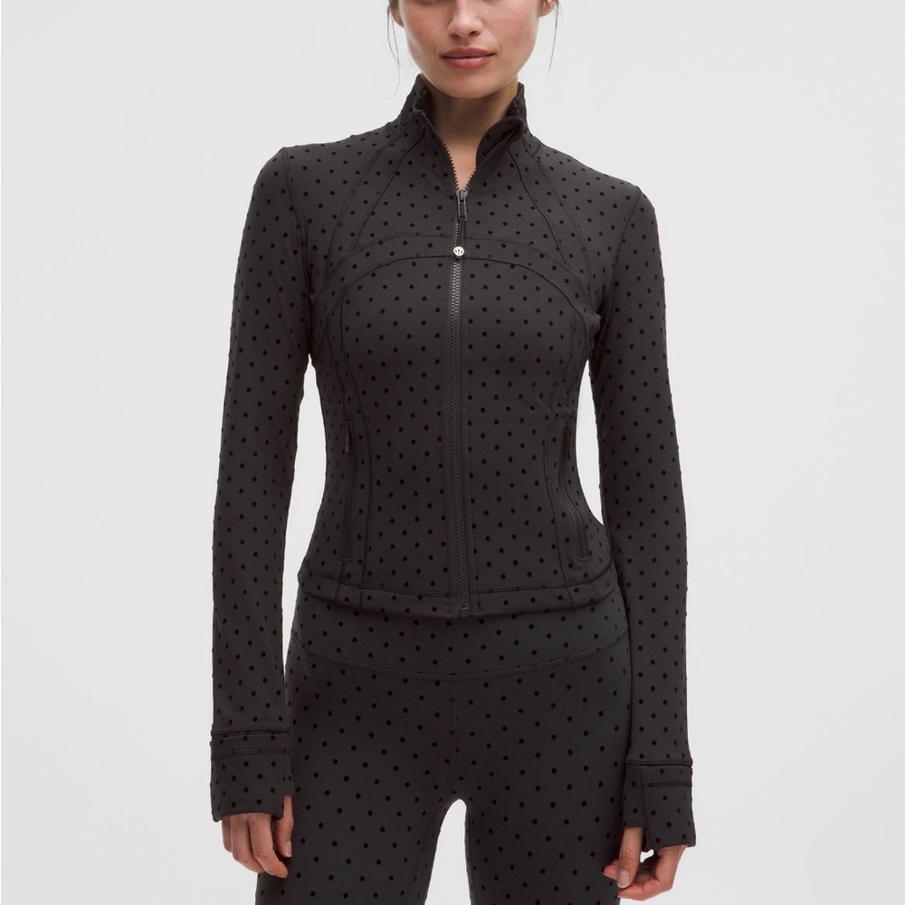lululemon athletica flocked cropped define jacket size 2 NWT